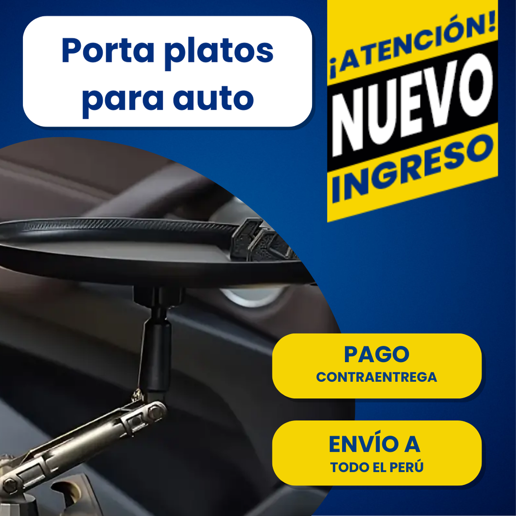 Porta platos para auto